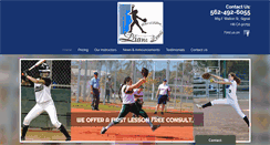 Desktop Screenshot of dianelewissoftball.com